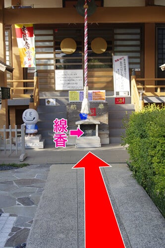 水子地蔵・ペット墓地を通りすぎる