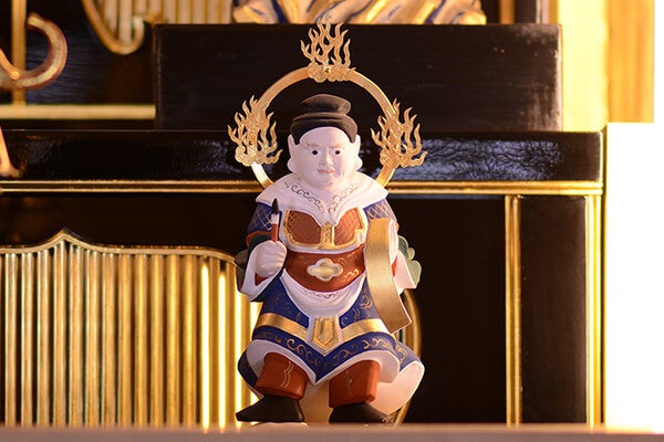 本堂内 中央 広目天王