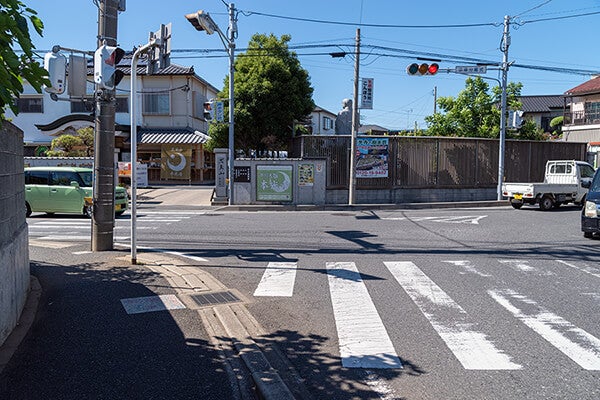 船橋方面からの入口付近