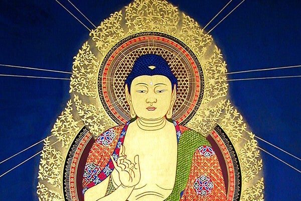 釈迦如来（100cm×65cm）