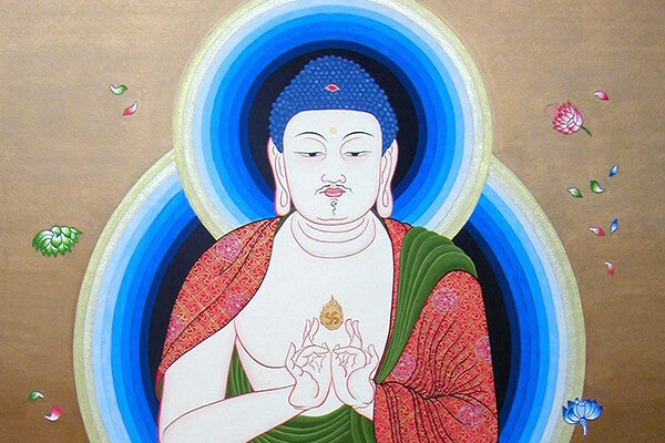 阿弥陀如来（91cm×61cm）