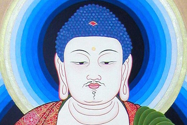 阿弥陀如来（顔拡大）