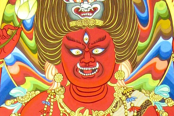 愛染明王（顔拡大）