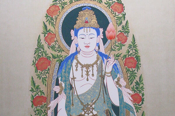 観音様（120cm×65cm）