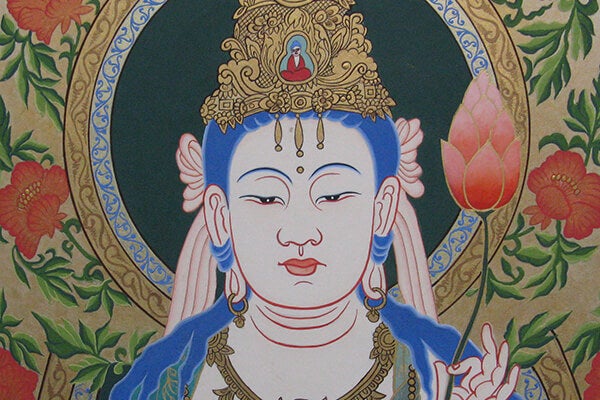 観音様（顔拡大）