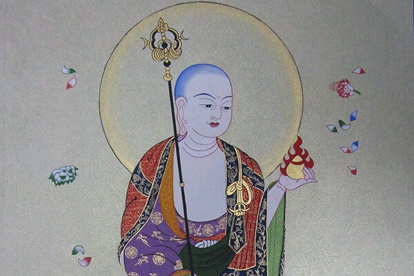 地蔵菩薩（120cm×65cm）