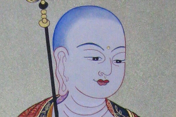 地蔵菩薩（顔拡大）