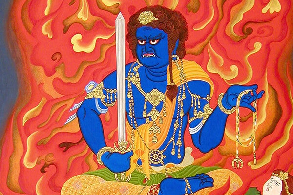 不動明王（117cm×91cm）