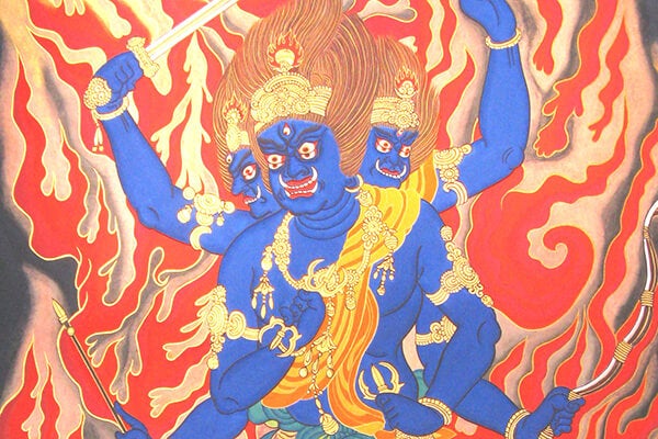 金剛夜叉明王（117cm×91cm）