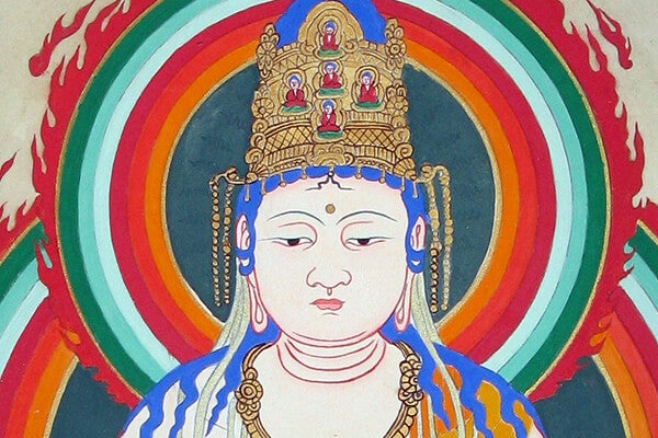 虚空蔵菩薩（顔拡大）