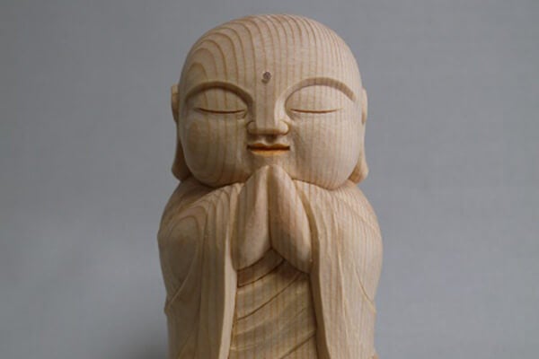 童地蔵 総高12㎝ 材質 檜