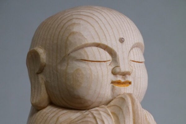 童地蔵 総高12㎝ 材質 檜